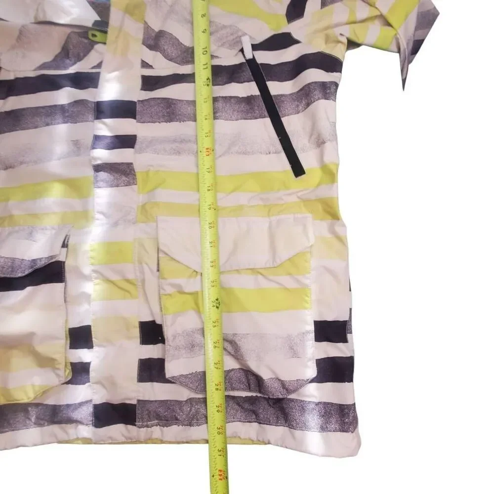 VTG Burton RONIN Gore-Tex Snowboard Jacket Men's Large L Striped Y2K Baggy